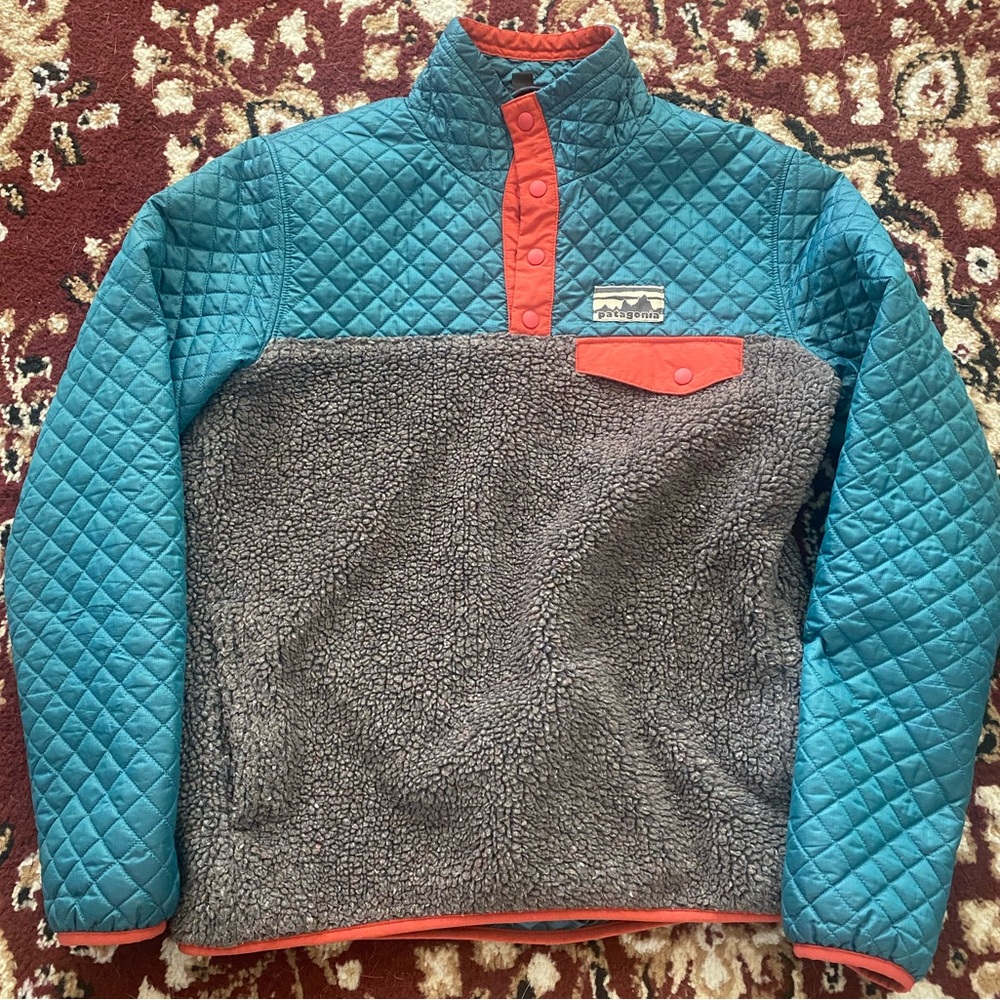 Patagonia W's Mixed Snap-T® Pullover, size small. EVGUC!